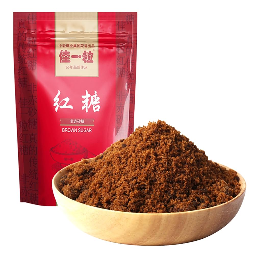 ●BROWN SUGA SXET Brown Sugar, Handmade Dark Brown Sugar, Granulated Red